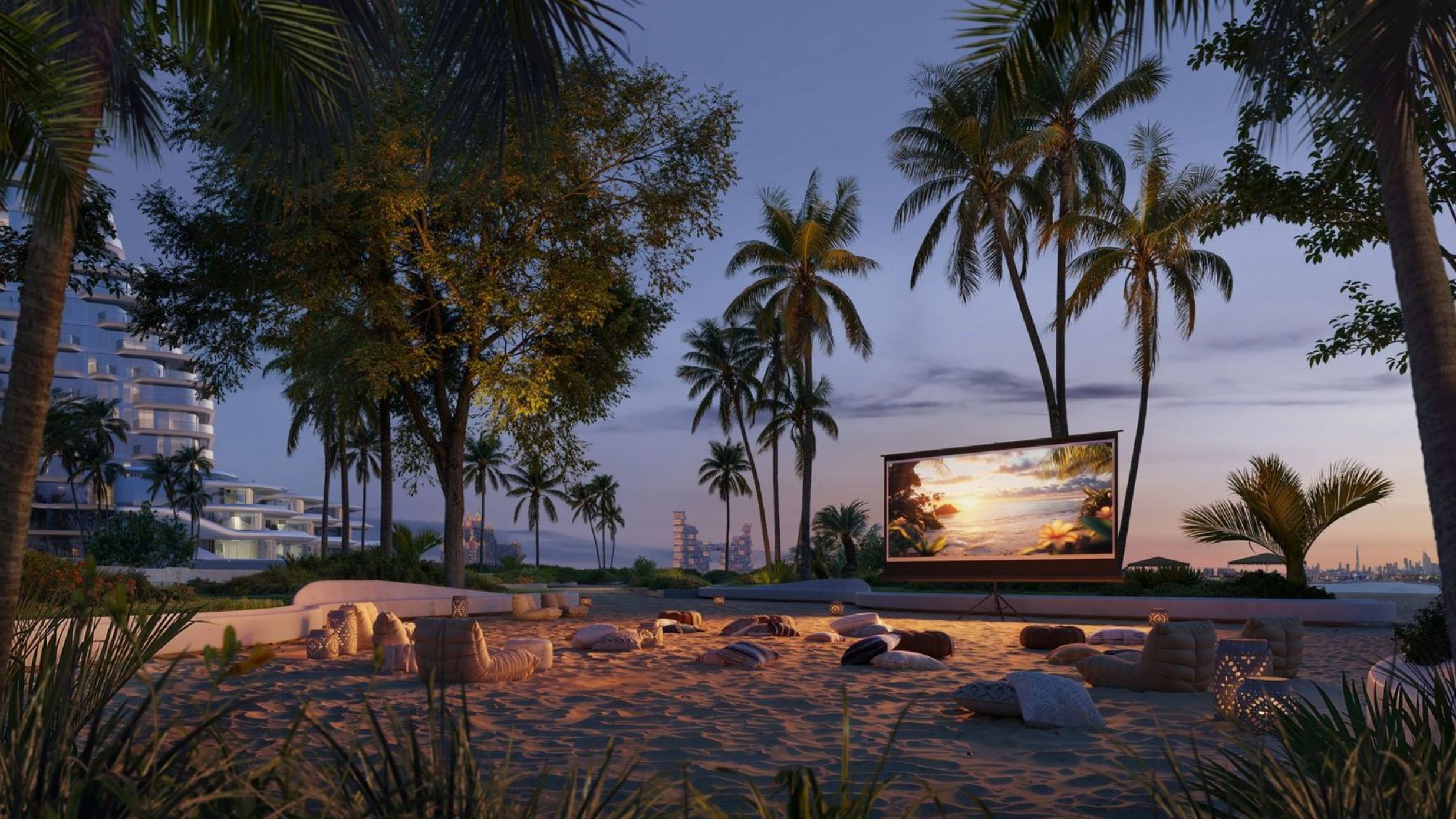 Beach cinema experience at PASSO